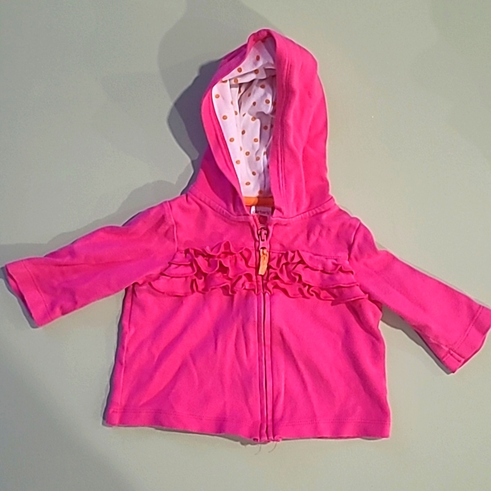 Carter hot pink baby girls 6 month jacket